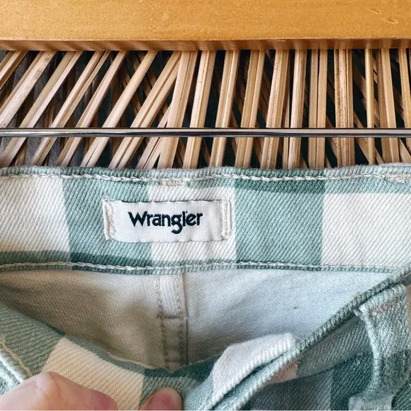 Wrangler Wrock Gingham Flare Pant SZ: 25W NWOT - Picture 8 of 12